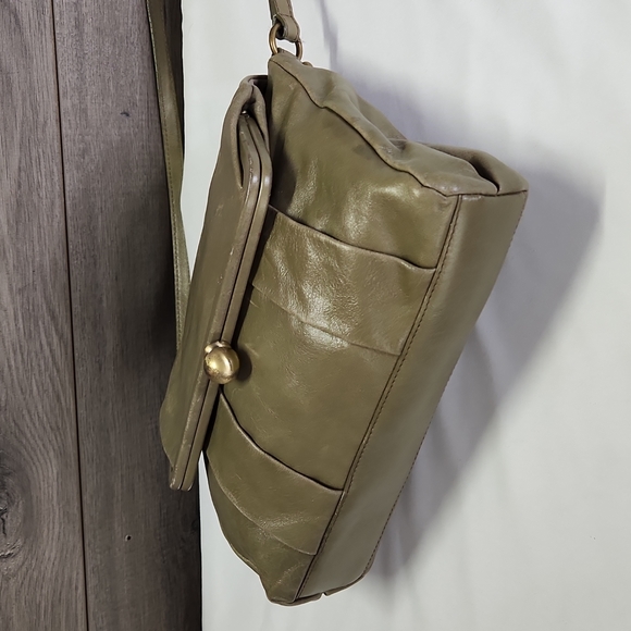 Hobo International Olive Green Leather Shoulder Bag - Picture 6 of 11